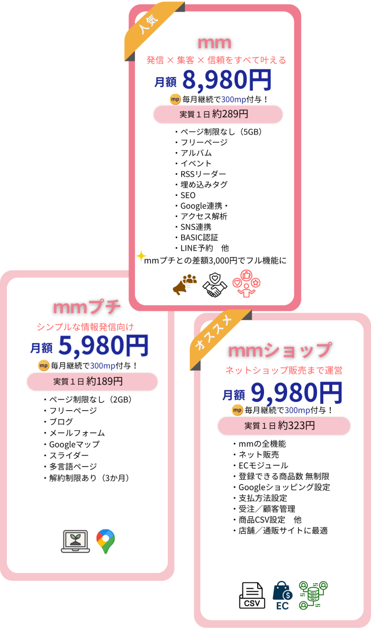 meeemeee料金プラン